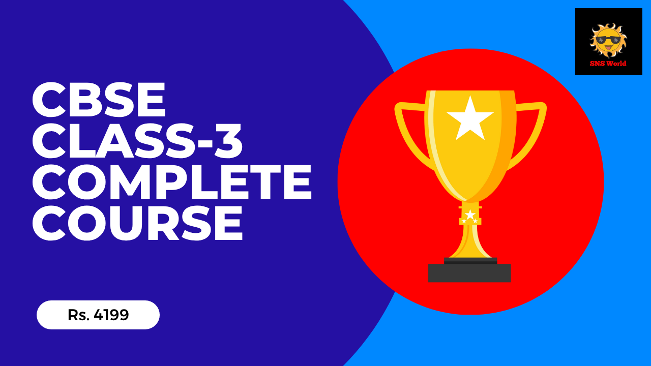CBSE Class-3 All Subjects-Complete Course